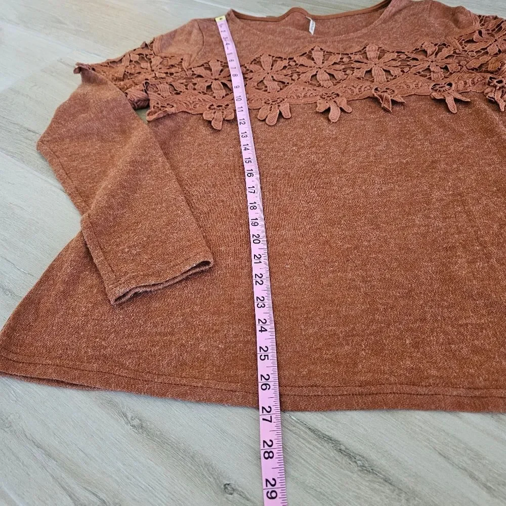 Women's Mittoshop Boutique Brown Sweater SZ L NWOT